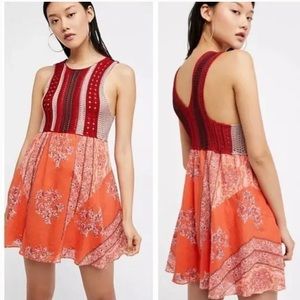 Free People | Katie's Crochet Mini Dress Size